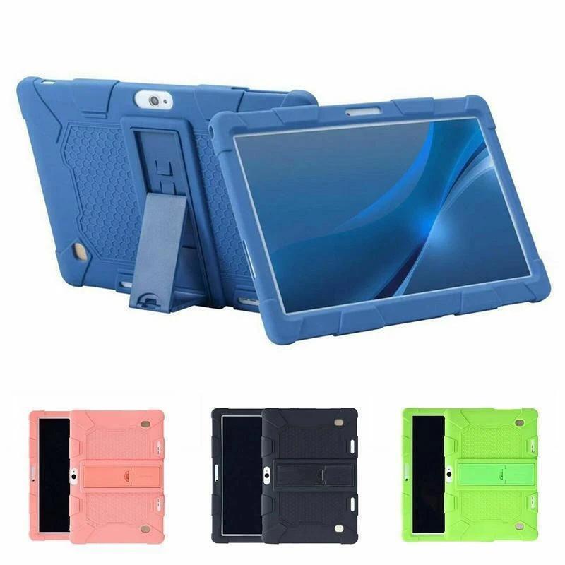 For 10.1" Inch Android Tablet PC Universal Shockproof Silicone Stand Case Cover - Image 3 of 4