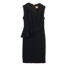 Used Tory Burch Frill design No sleeve Frill design one piece 4 Back zip Women