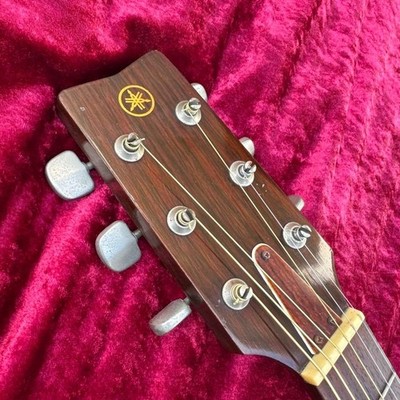 Yamaha FG 130 Acoustic Guitar Green Label 1970s Vintage Made in