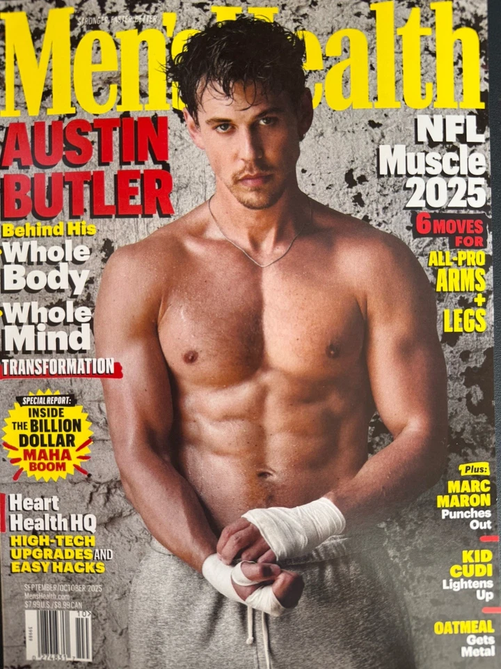 AUSTIN BUTLER - Men’s Health Magazine - September 2025 - October 2025 - NEW
