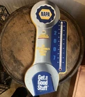 RARE Vintage Dealer Tools, And Equipment NAPA Metal Thermometer  Huntsville, Tex