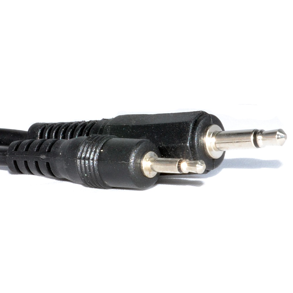 1.5m Mono Cable 2.5mm Male to 3.5mm Mono Jack Plug Audio 2 Pole Lead [005979]