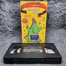 Baby Genius Mozart and Friends VHS Tape 2000 Genius Products Infant Music Show