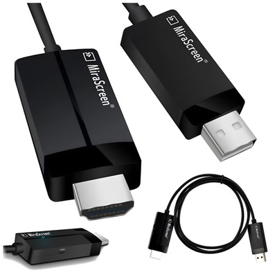 MiraScreen CS1 2.4 DLNA WLAN-Kabel für TV zu HDMI AirPlay
