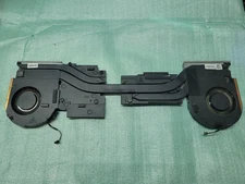 Genuine Dell Precision 7550 Laptop Heat Sink &  Cooling Fans CPU and GPU 3XNJY