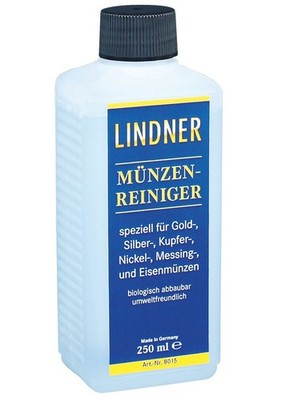 Lindner Coin Cleaner Safe For Gold Silver Copper Nickel Brass & Iron Coins 250ml