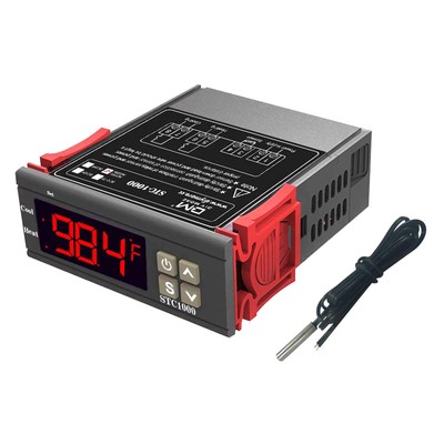 All-Purpose Digital Temperature Controller Thermostat Fahrenheit Thermostat w...