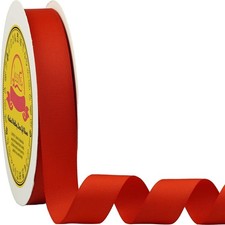 1 Inch x 50 Yards Red Grosgrain Ribbon Gift Package Wrapping Wreath Craft DIY