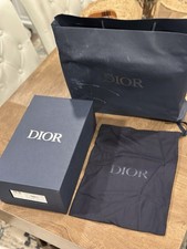 Dior Empty Gift Box 14  x8.5  x5    A Dust Bag Blue