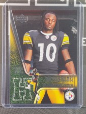 Santonio Holmes 2006 Upper Deck NFL Players Rookie Premiere Rookie Card #9. rookie card picture