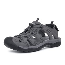 Trekking-Sandalen Damen Outdoor Wandersandalen Geschlossen Schwarz 41 EU