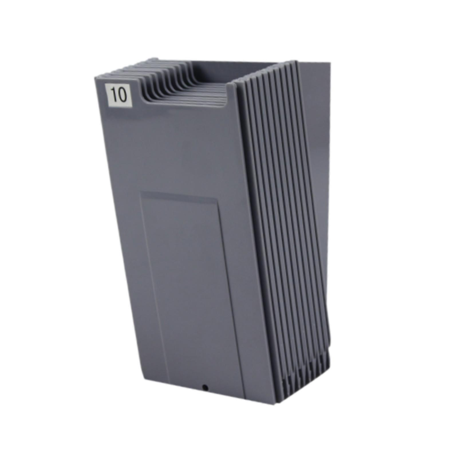 Multifunctional 10-Pocket Time Card Holder with Mounting Hardware-image