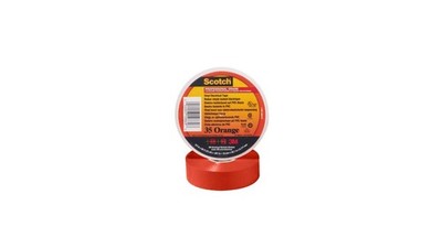 Scotch 3M    Vinyl Elektro-Isolierband auf PVC-basis, Orange 35 19mmx20,1mx0,177