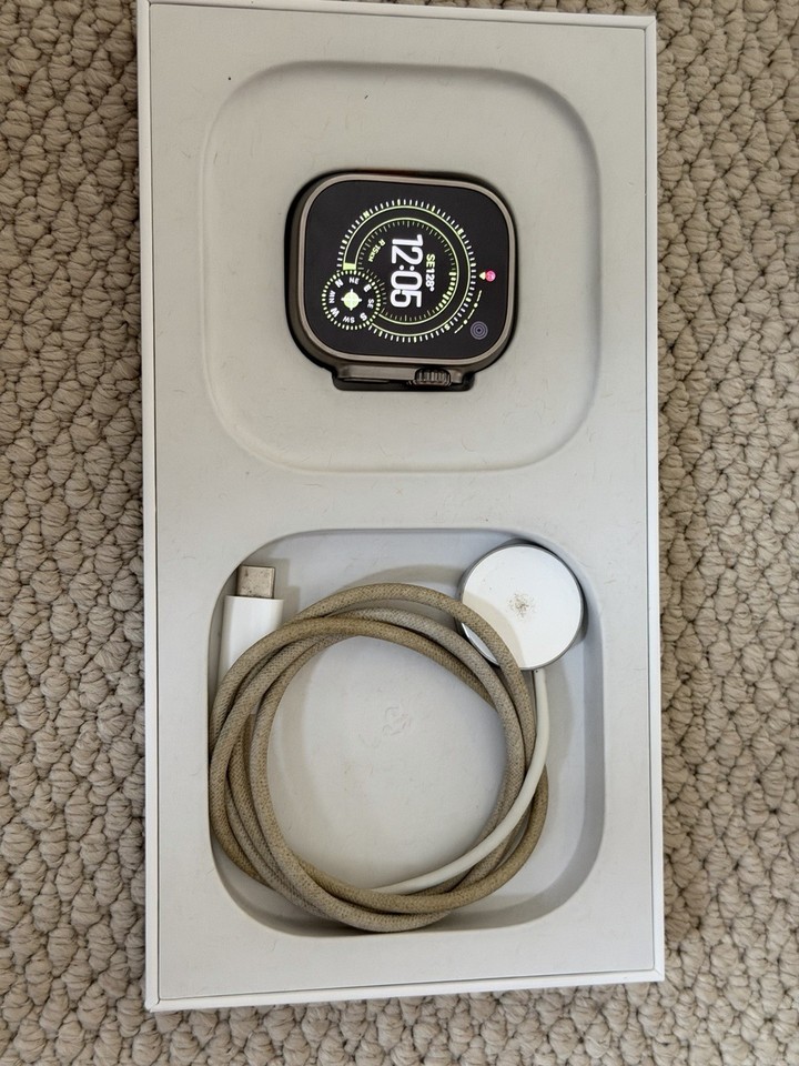 Apple Watch Ultra 49mm Titanium - Excellent Condition, Boxed | eBay UK