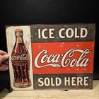 15" Coca-Cola Metal Vintage Style Gas Station Advertising Sign — photo 6