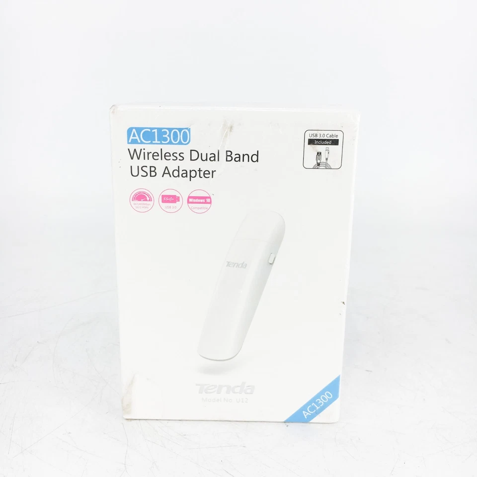 Tenda AC1300 Wireless Dual Band USB Adapter - Model U12 - Image 2 of 4