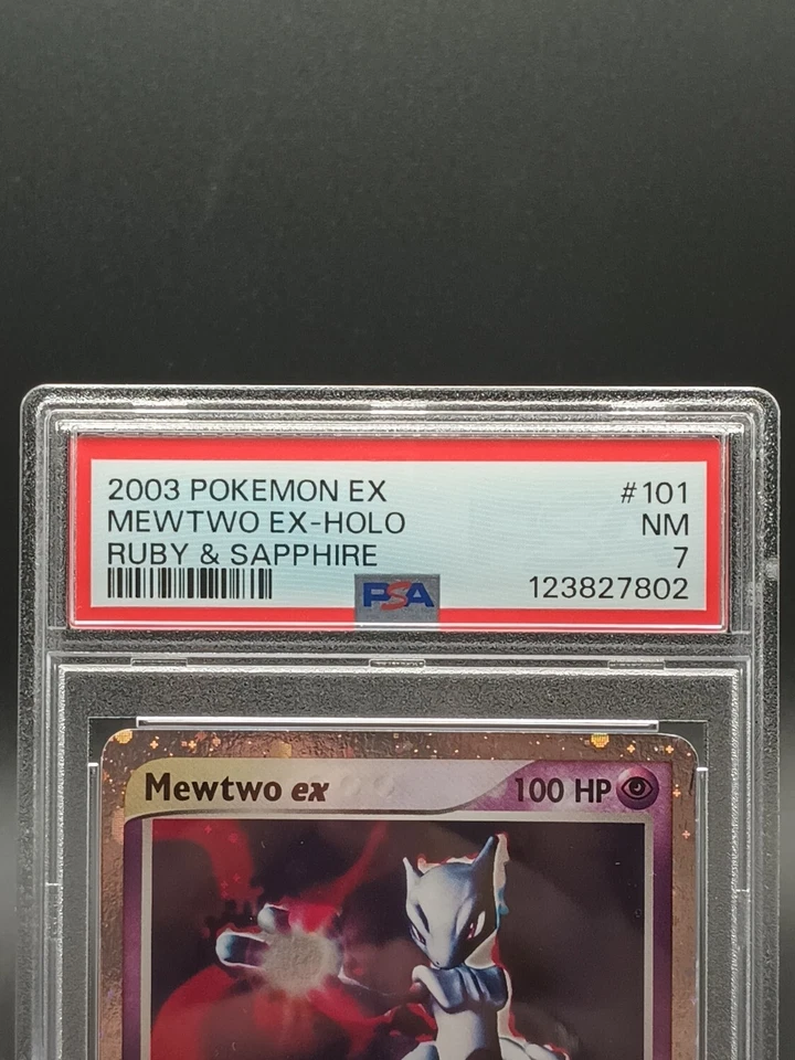 Mewtwo ex 101/109 Ruby and Sapphire Holo PSA 7 NM - Image 4 of 4