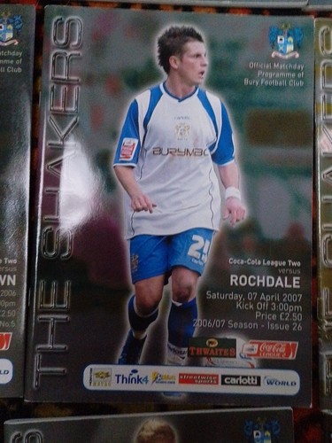 19 Bury 2006/7 Season Programmes - Picture 8 of 20