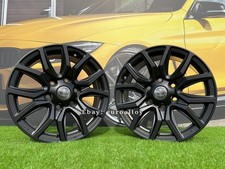 4x 18 Inch 6x139.7 Toyota Hilux Style Black Matt Wheels : Fits For Land Cruiser