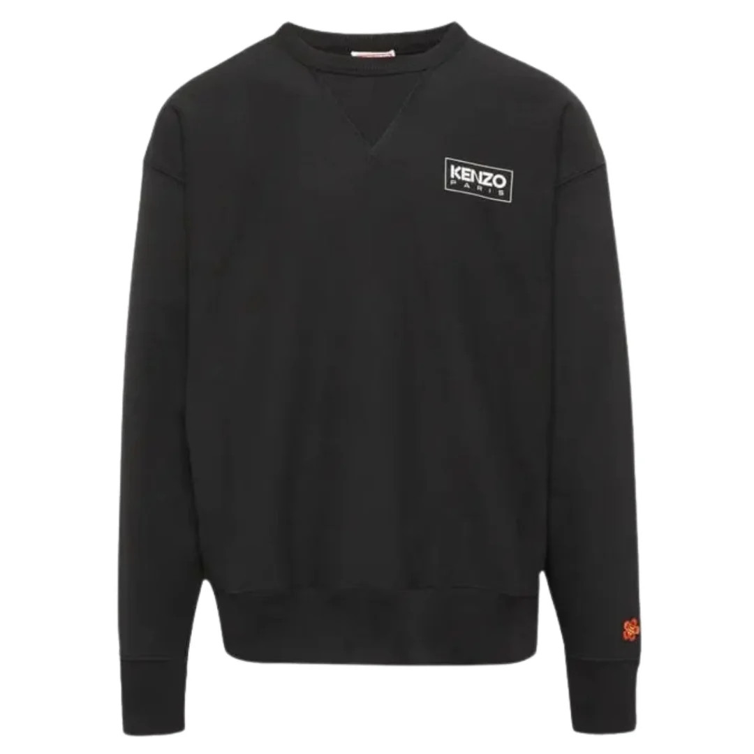 Kenzo Paris Outlined Logo Black Sweatshirt 63090₽