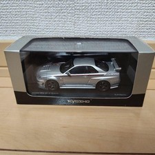 KYOSHO Nissan Skyline GT-R BNR34 Nismo S-Tune 1/43 Silver Diecast Car