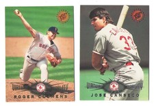 1995 Stadium Club Virtual Reality - BOSTON RED SOX Team Set