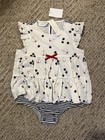 NWT! Wanderings One Piece Girls Size 24 Months Stars & Stripes — photo 1