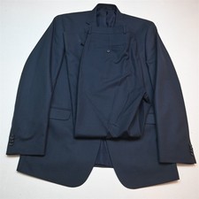 Kenneth Cole Reaction 46L 38x32 Blue Mens Jacket Pants Suit