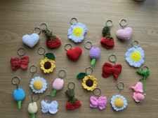 Handmade Crochet Keychain Soft Cute Charm Accessory