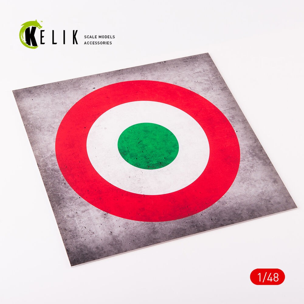 Kelik KS48026 1:48 Italy Roundel Acrylic 3 mm 240 x 240 mm 190g Kit