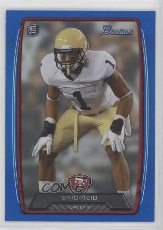 2013 Bowman Blue Rainbow Foil 450/499 Eric Reid #159 Rookie RC n0c