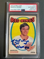 1971-72 O-Pee-Chee #133 MARCEL DIONNE RC AUTO * PSA Authentic * AUTO 10