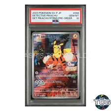 PSA10 Detective Pikachu 098/SV-P SV-P Promo Pokemon Card Japanese