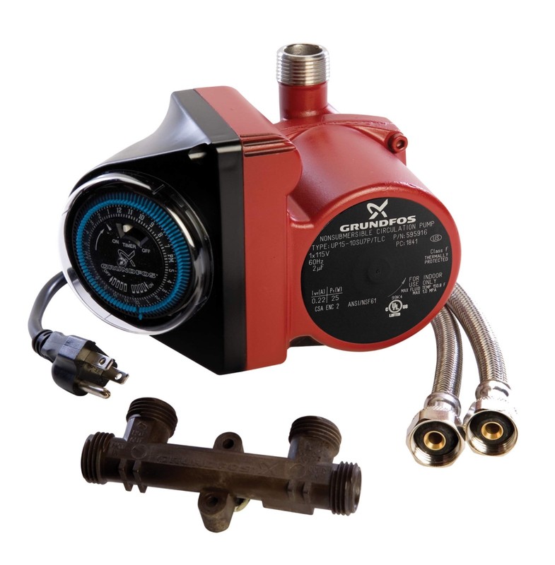 Grundfos 595916 1/25 Horsepower Comfort Series Recirculator Pump, Model: 595916
