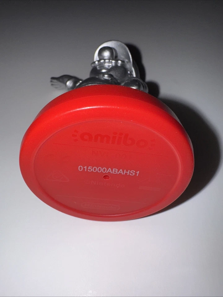 Figura Nintendo Amiibo Plata Super Mario Plata Foto 4 de 4