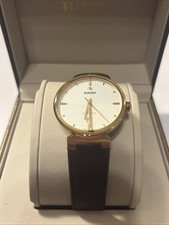 Rado Florence Auto Silver-White Dial Leather Watch R48905015 Brand New In Box