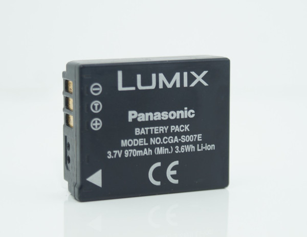 Original Lumix / Panasonic Battery Pack CGA-S007E. Good condition.