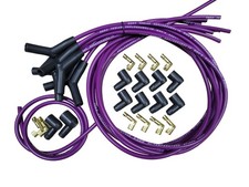 Tons 135 8mm Purple Spark Plug Wires Universal Chevy Gm Socket Distributor