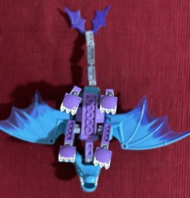 LEGO Elves Blue Water Dragon 4117 The Water Dragon Missing 2 Pieces