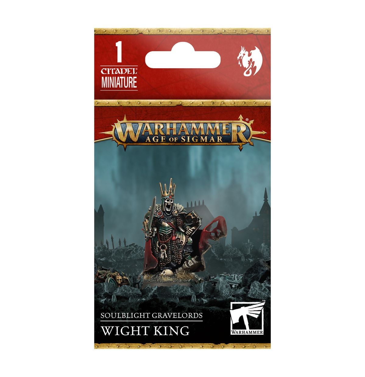 Deathrattle Wight King with Baleful Tomb Blade - Age of Sigmar - New 91-31C 3890₽