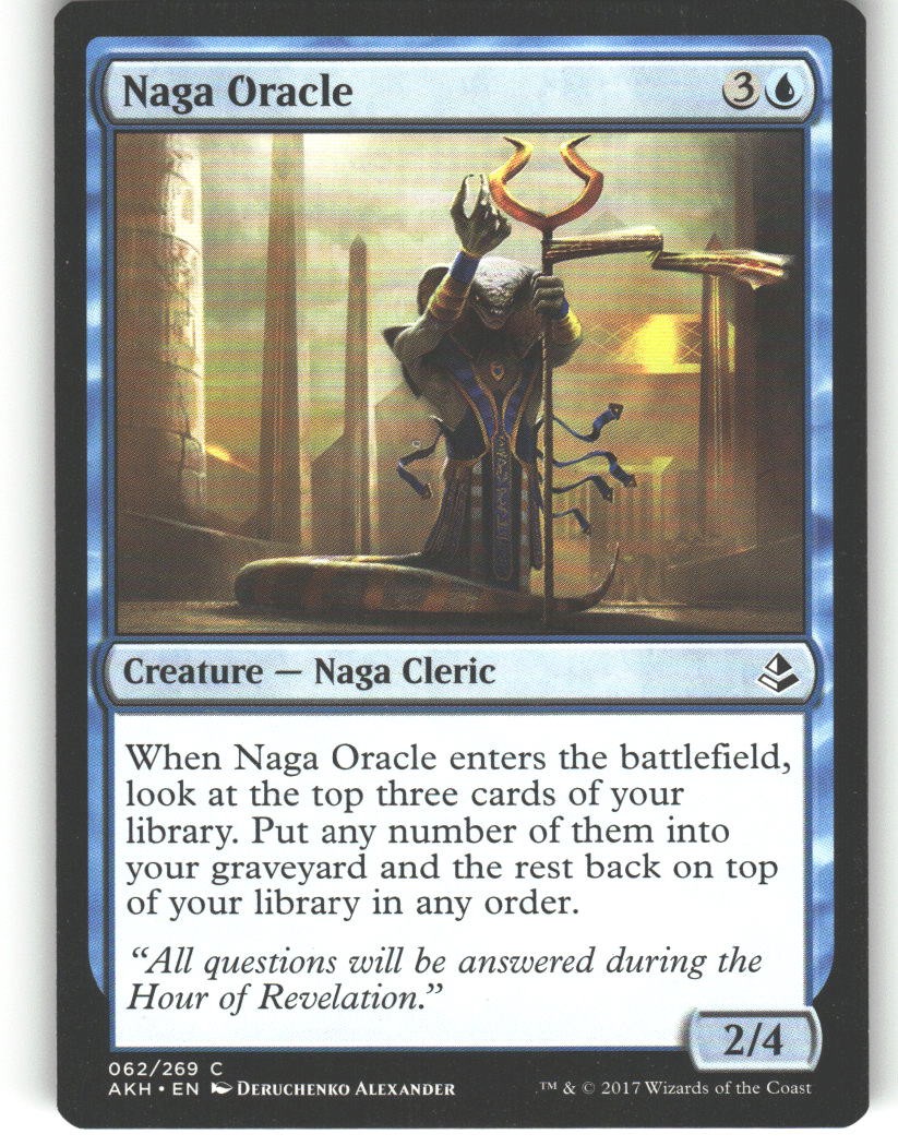 Naga Oracle - Amonkhet - MTG - Common - #62 - NM