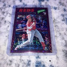 2026 Topps Heritage Sal Stewart Burgundy Sparkle Refractor #221 RC Cin. Reds SP