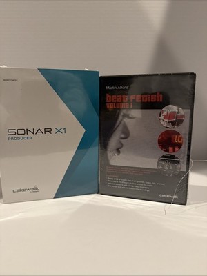 Cakewalk Sonar X1 Producer Sealed &?Beat Fetish Volume 1 Sealed