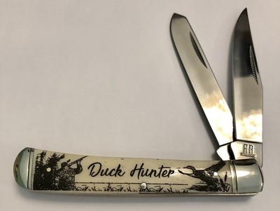 Rough Ryder Laser Engraved  Duck Hunter  Trapper