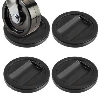 12-Piece Furniture Caster Cups Grey - Non-Slip Floor Protectors For Chair & Table Legs