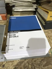 Kobelco SK100, SK120LC Hydraulic Excavator Repair Shop Service Manual