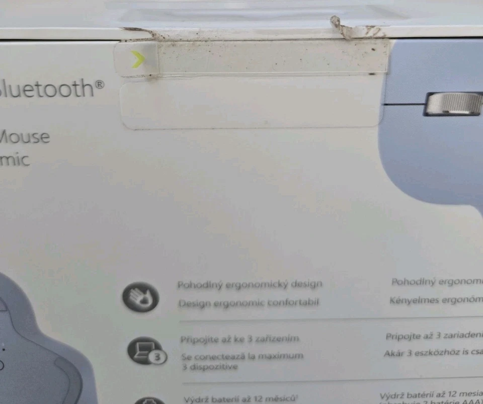 Microsoft Bluetooth Ergonomic 5-Button Scroll Wheel Wireless Mouse BlueTrack - Image 4 of 4