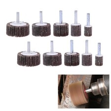 10PCS Grinding And Polishing Abrasive Cloth Wheel Handle Impeller Sanding Discs 1.82 per disc