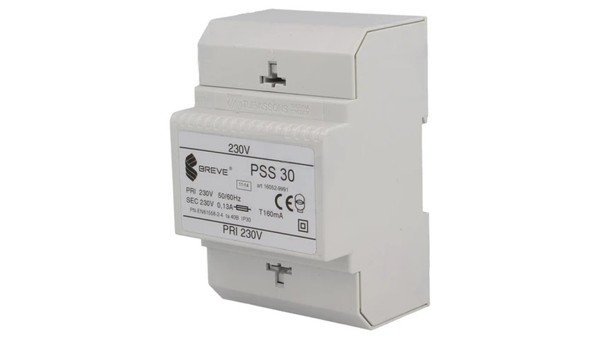 5905544671844 PSS30/230/230V Transformator Sieciowy 30VA 230VAC 230V Na Szynę DI-image
