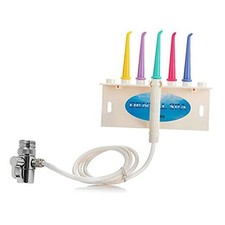 Water Dental Flosser for Family Use 5 Color Jet Tips for Faucet  Shower, Oral